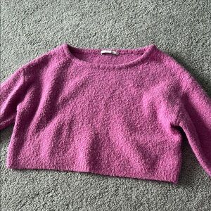 Urban Outfitters purple cropped sweater